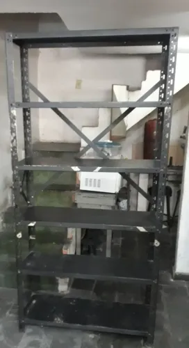 Prateleira de Aço 1,95M X 0,93 c/ 6 Bandejas de 30CM com Hastes de reforço 