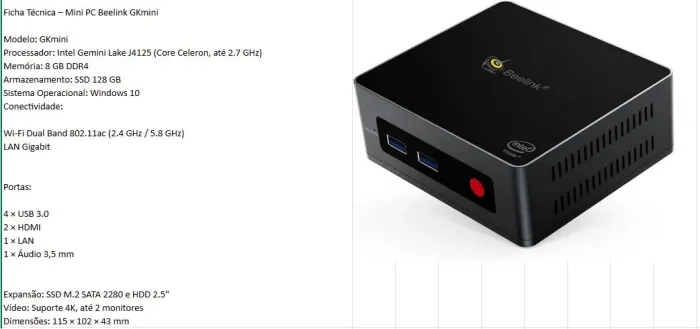 Mini PC GK