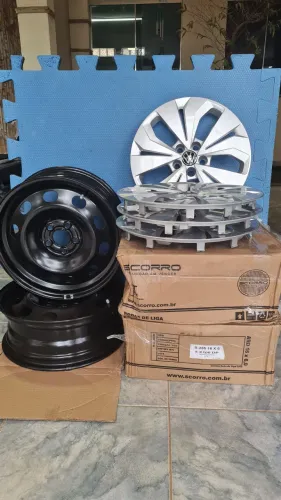 Rodas de ferro aro 16 novas originais vw T cross, virtus, Polo...