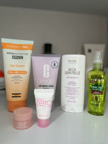 Produtos de beleza e auto cuidado