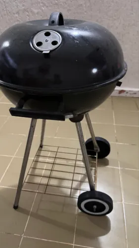 Churrasqueira esmaltada a bafo