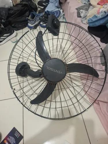 Ventilador de parede Ventisol grande preto