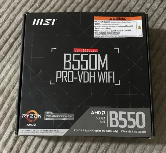 PLACA MÃE MSI B550M PRO-VDH WIFI