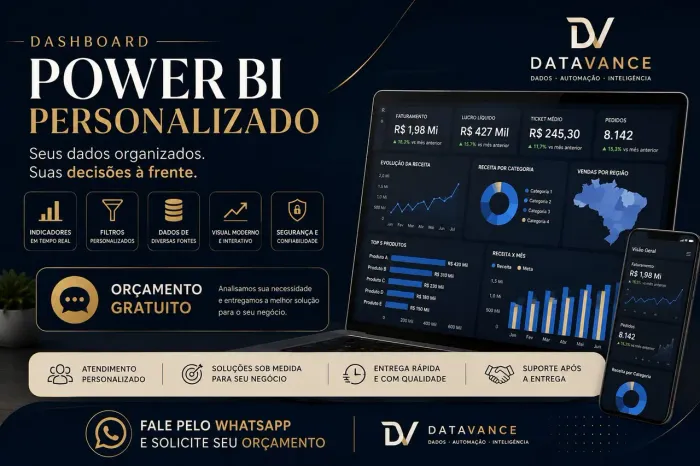 Dashboard Power BI Personalizado <br>