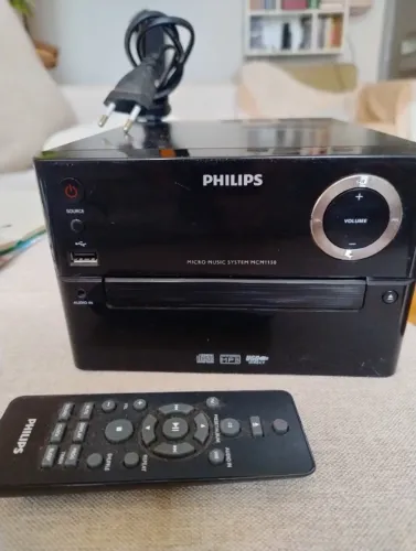 Micro System Philips MCM1150 + Controle Remoto - Funcionando. Pouco uso.