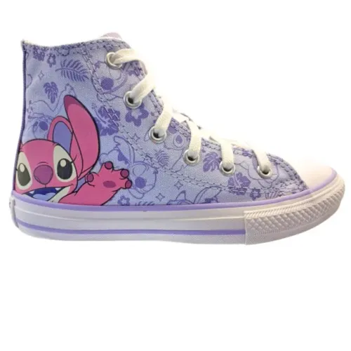 Tênis Infantil Disney X Stitch Chuck Taylor All Star Converse Violeta CK14140001