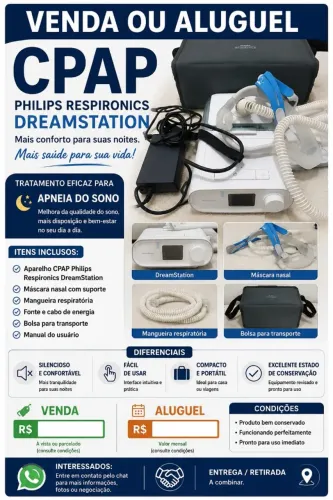 Vende se CPAP respirador