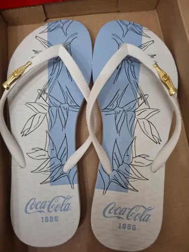Chinelo Coca Cola Original 37/38 Novo
