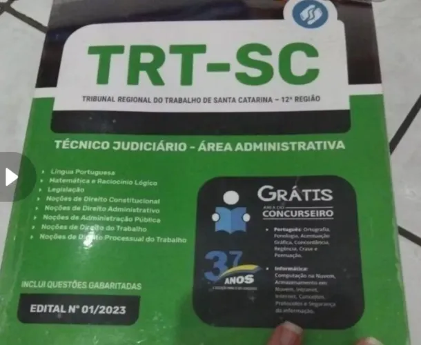 Apostila Solução - Concurso TRT + Livro de questões 