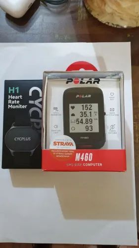 GPS Polar M460 ciclocomputador + sensor cardíaco.