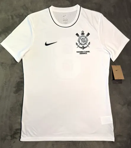 Camisa Corinthians 2026 - Treino - Racismo é Crime Denuncie