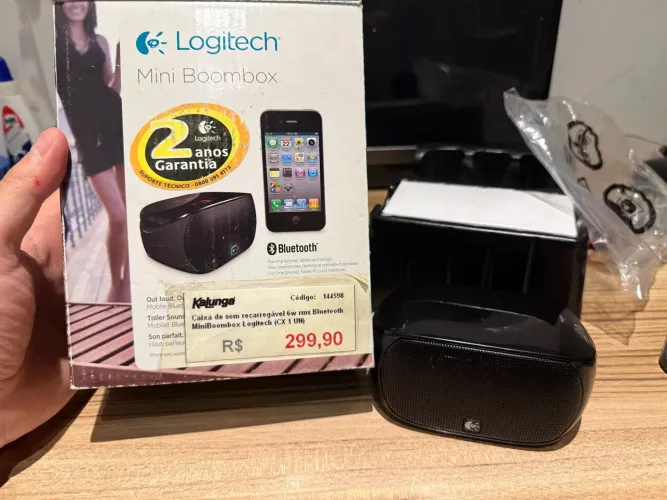 Caixa de som com Bluetooth logitech original