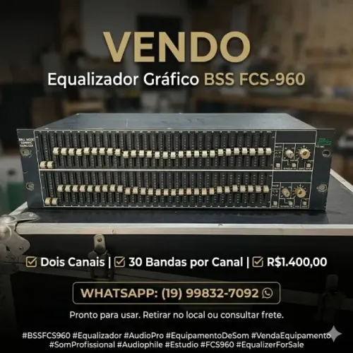OPORTUNIDADE EM SOM PROFISSIONAL! ? ?Se você busca potência, qualidade e alta fidelidade
