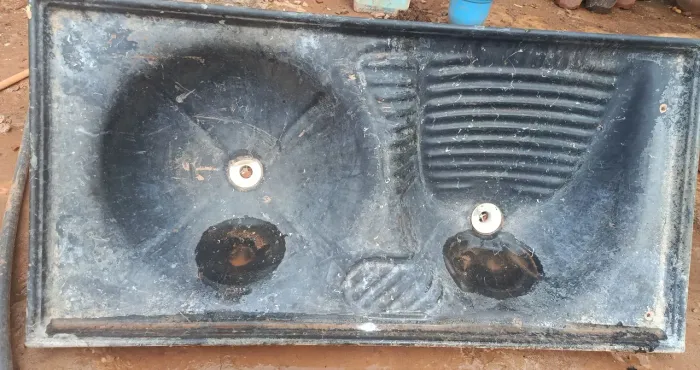 Tanque na retirada na estrutural