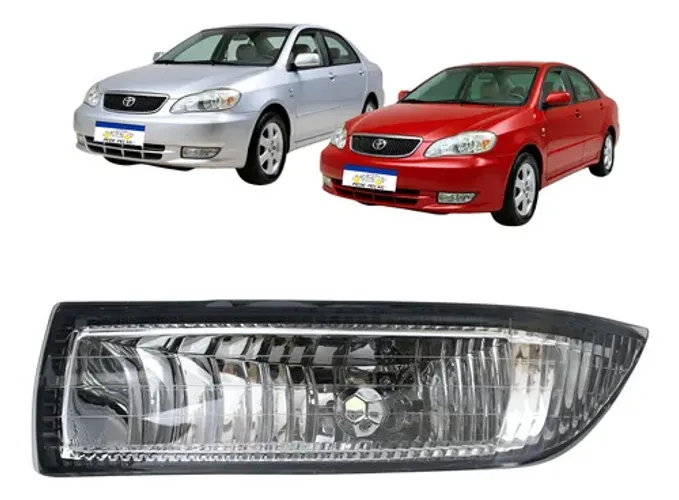 Farol Milha Corolla 2002 A 2004 Fielder 2005 A 2008 Esquerdo Cristal Esquerdo/motorista
