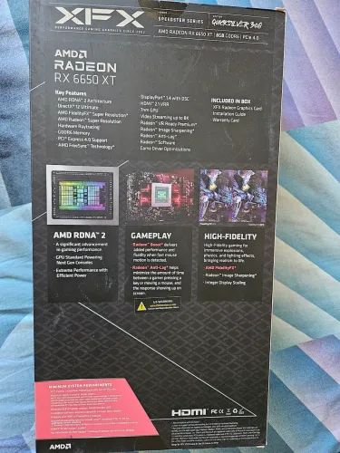 Placa de video XFX Speedster RX 6650 XT 8gb