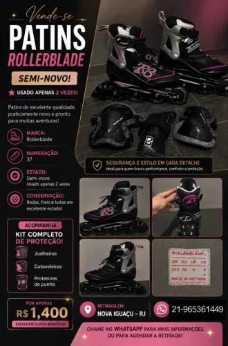 Rollerblade seminovo