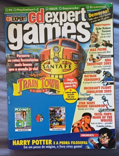 Revista PC - CD Expert - Train Town, Duke Nukem Forever, Max Payne, Batman, Star Wars