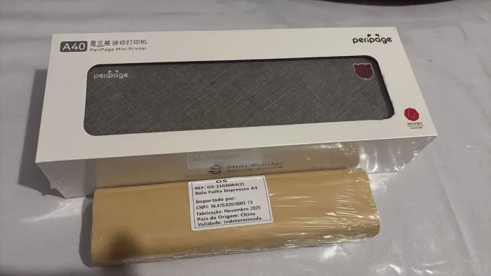 PROMOÇÃO - Impressora Térmica PeriPage A40