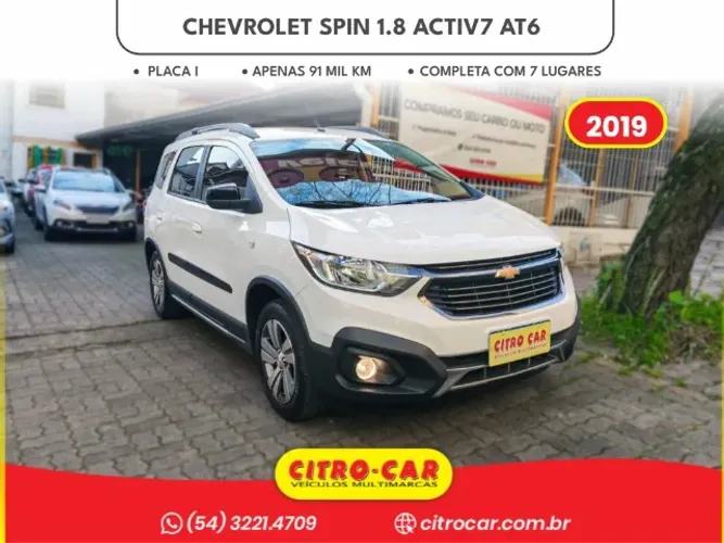 Chevrolet Spin Activ7 1.8 8V Econo.flex 5P Aut. 2019