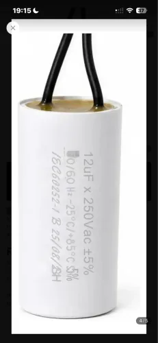 Capacitor de 12 uf portão automático etc