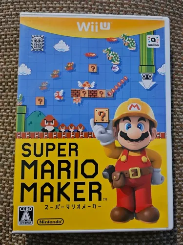 Super Mario Maker WiiU Japonês (só jogo e encarte)