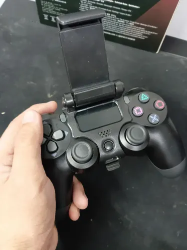 Controle PS4 com Suporte para Celular