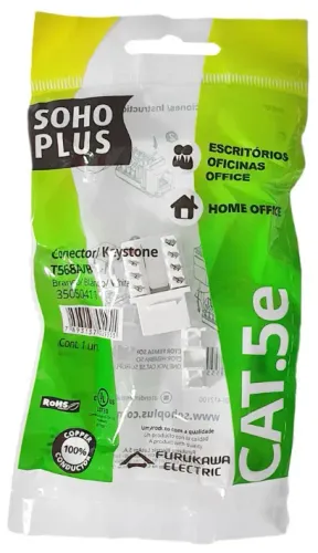 Keystone CAT5E Sohoplus (6 unidades)