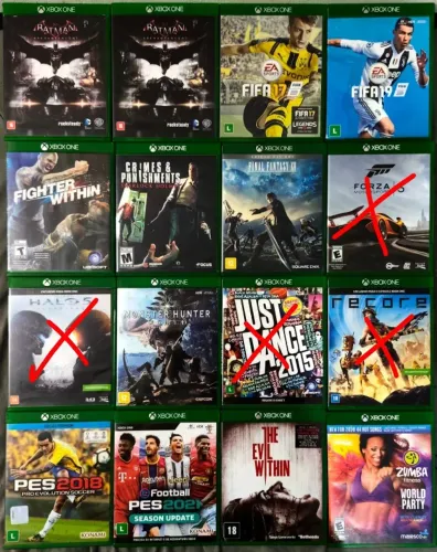 Jogos Xbox One - Ac cartão e Olx pay (temos jogos de outras plataformas)