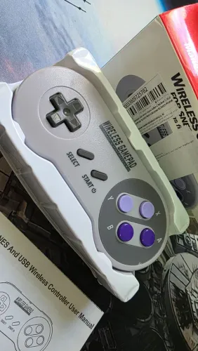 Controle SNES Mini Classic Sem Fio