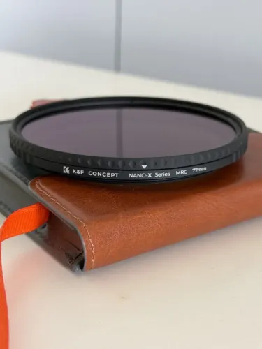 Filtro K&F Nano-X MRC 77mm ND2 a ND400 Variável Novo Sem Uso