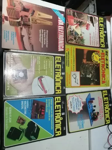 Revistas de eletrônica antigas 25 reais cada!