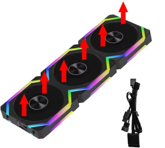 Kit 10 Fans Ventoinhas HS120 Jumpeak