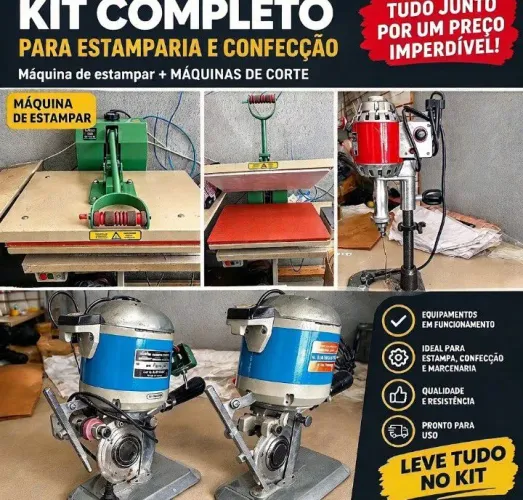 Combo máquinas p confecção