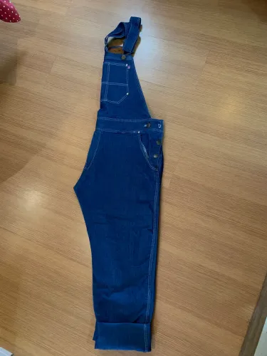 Jardineira Jeans Nova Workwear