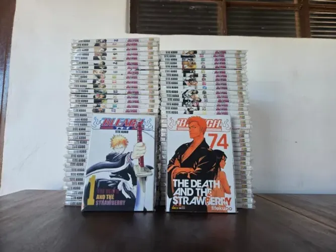Bleach 1 ao 74 - 1º edição editora panini (usado)