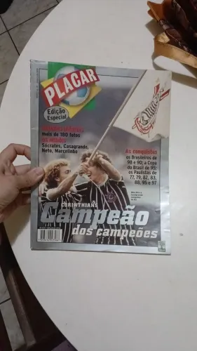 Revista Placar Especial Corinthians 1999 Campeão dos Campeões - Com Bandeira
