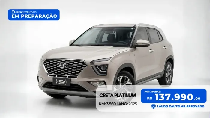 Hyundai Creta Platinum 1.0 TB 12V Flex AUT 2025