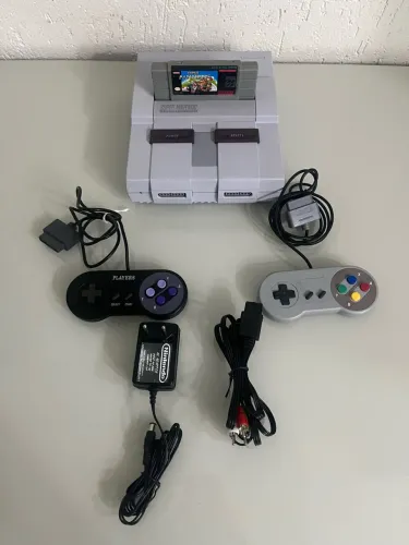 Super Nintendo Com Mario Kart
