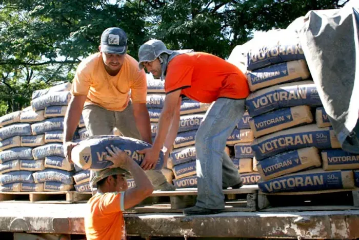 Vaga carga e descarga material de construção