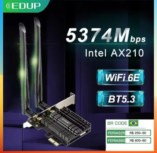 Placa de rede sem fio (Wi-Fi) PCle