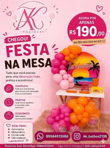 FESTA NA MESA