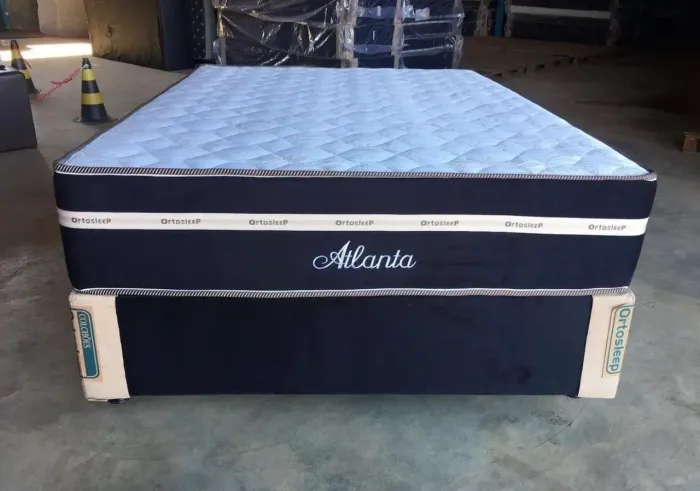 Cama box espuma d28 selada casal entregamos 