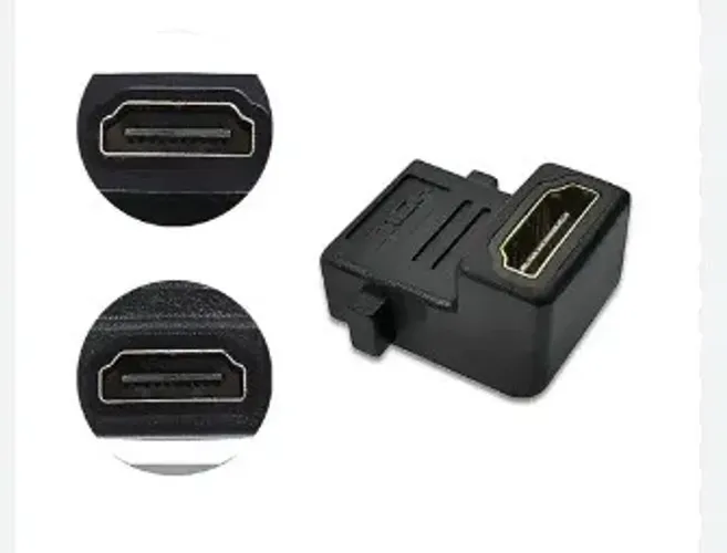 Adaptador HDMI 90 extensão femea x femea KP-HM023 KNUP