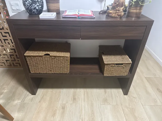 Aparador madeira 130 x 100 com 2 gavetas