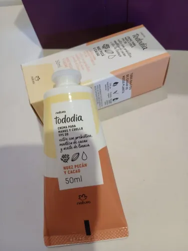 Creme para mãos Natura Todo dia 50 ml Noz peca e cacau