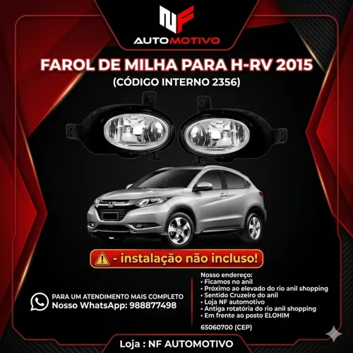 Farol milha HRV 2015
