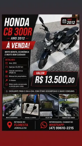 HONDA CB 300R 2012