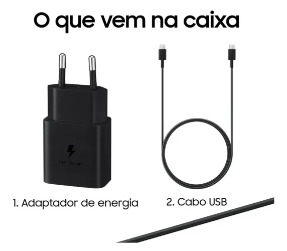Carregador Samsumg tipo C original 15W