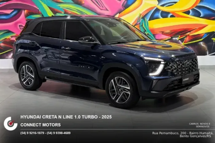 Hyundai Creta N Line 1.0 TB 12V Flex Aut. 2025